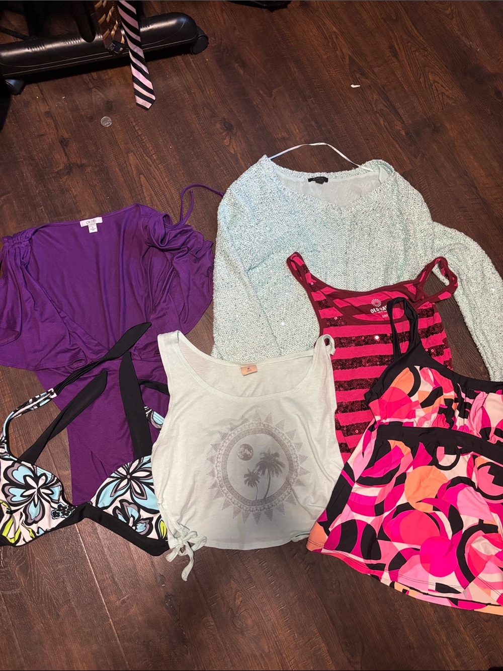 Mixed Womens vintage bundle  in Purple, Pink, Black and White S/M